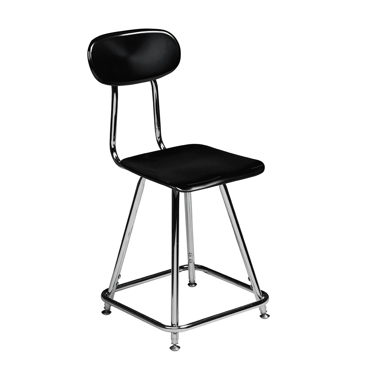 小物 arts and science flat stole Educational Series Lab Stool with Backrest - 30