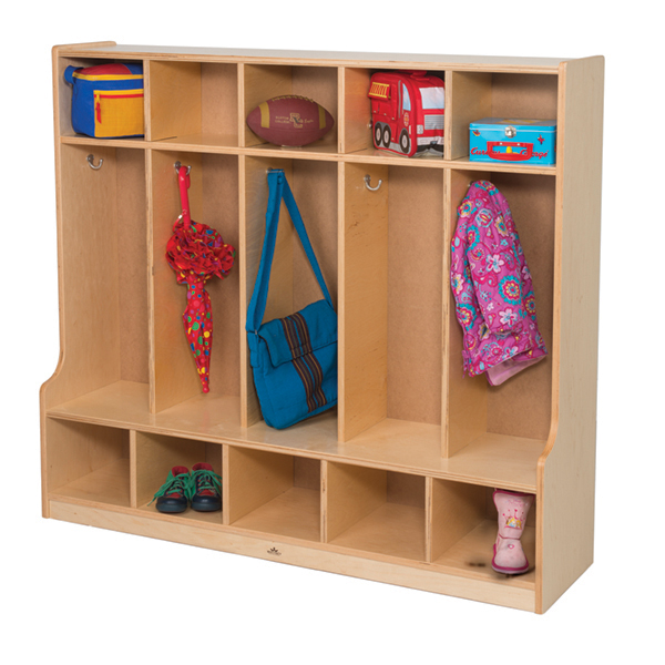 Coat Locker with Bench Five Sections Schools In
